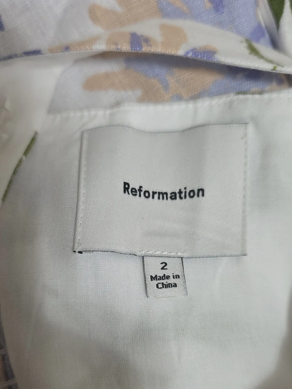 Reformation Janu Linen Midi Dress in Serenity Size 2